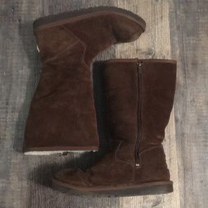 Brown Tall UGG boots